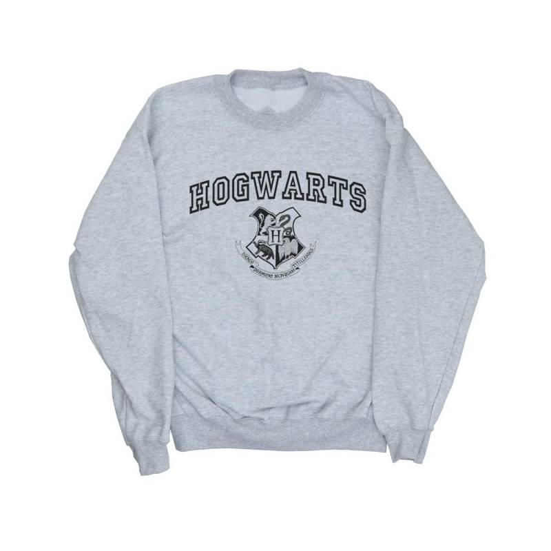 Hogwarts Crest Sweatshirt Herren Grau M von Harry Potter