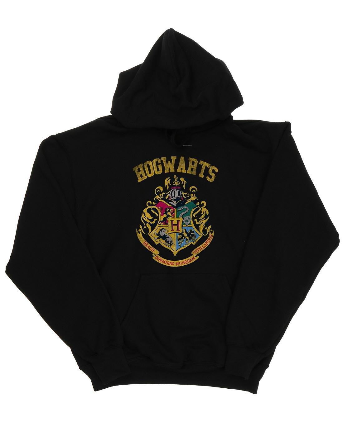 Hogwarts Varsity Kapuzenpullover Damen Schwarz XXL von Harry Potter