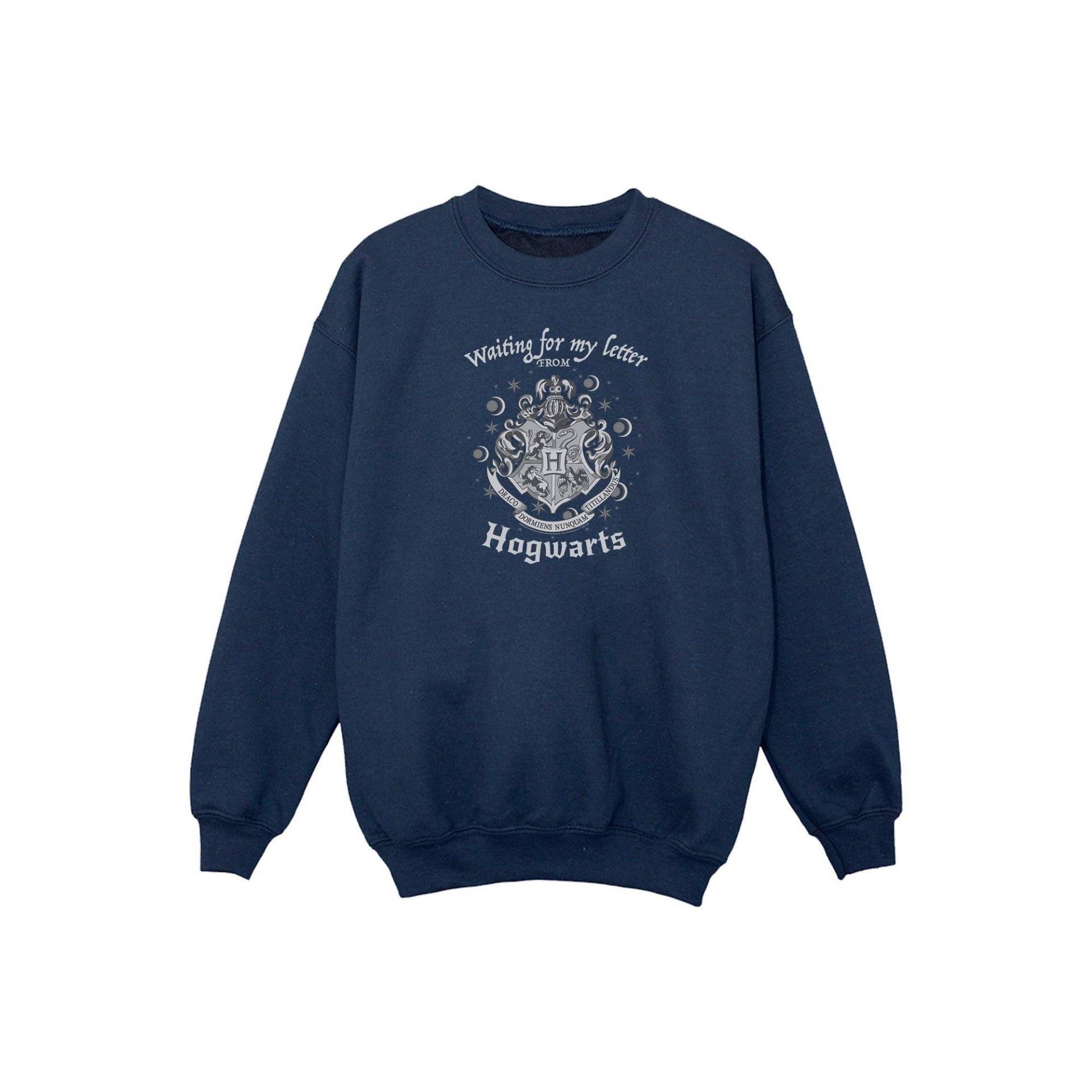 Hogwarts Waiting For My Letter Sweatshirt Unisex Marine 128 von Harry Potter