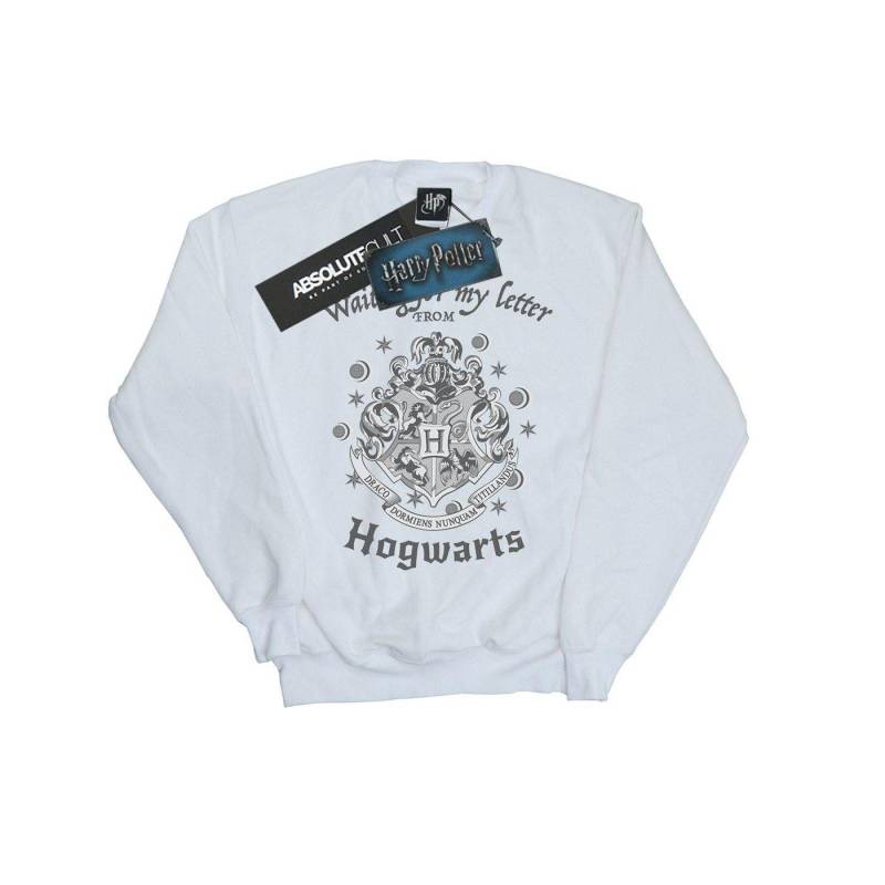 Hogwarts Waiting For My Letter Sweatshirt Unisex Weiss 128 von Harry Potter