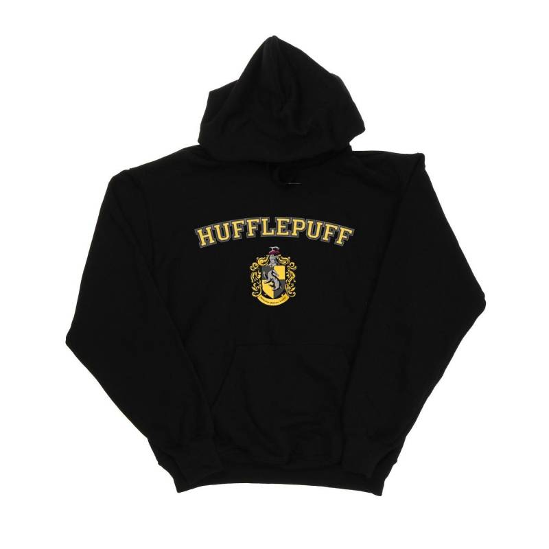 Hufflepuff Crest Kapuzenpullover Damen Schwarz XL von Harry Potter