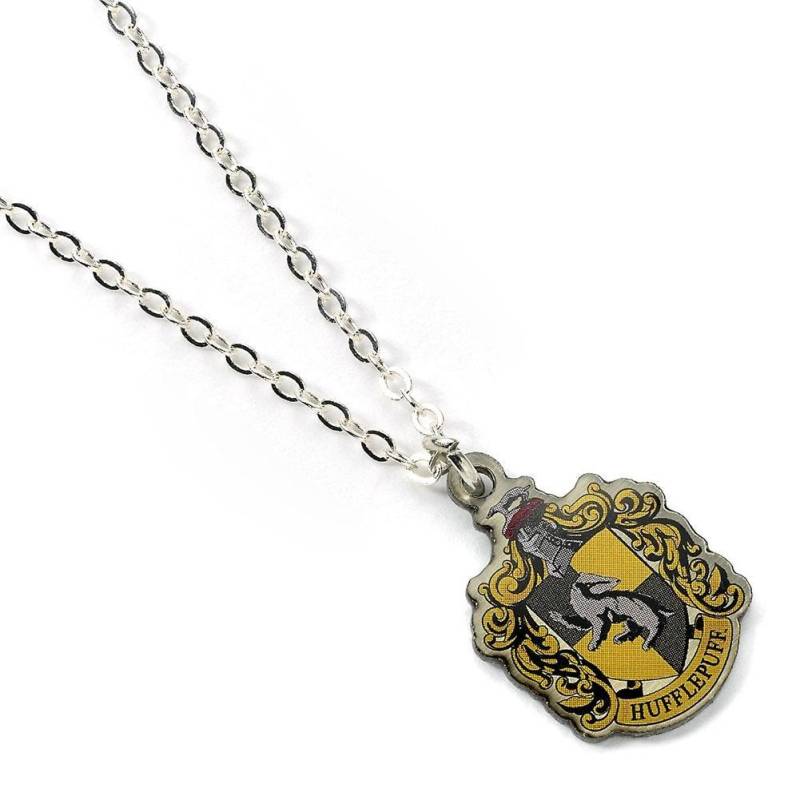 Hufflepuff Halskette Mit Anhänger Damen Silber ONE SIZE von Harry Potter