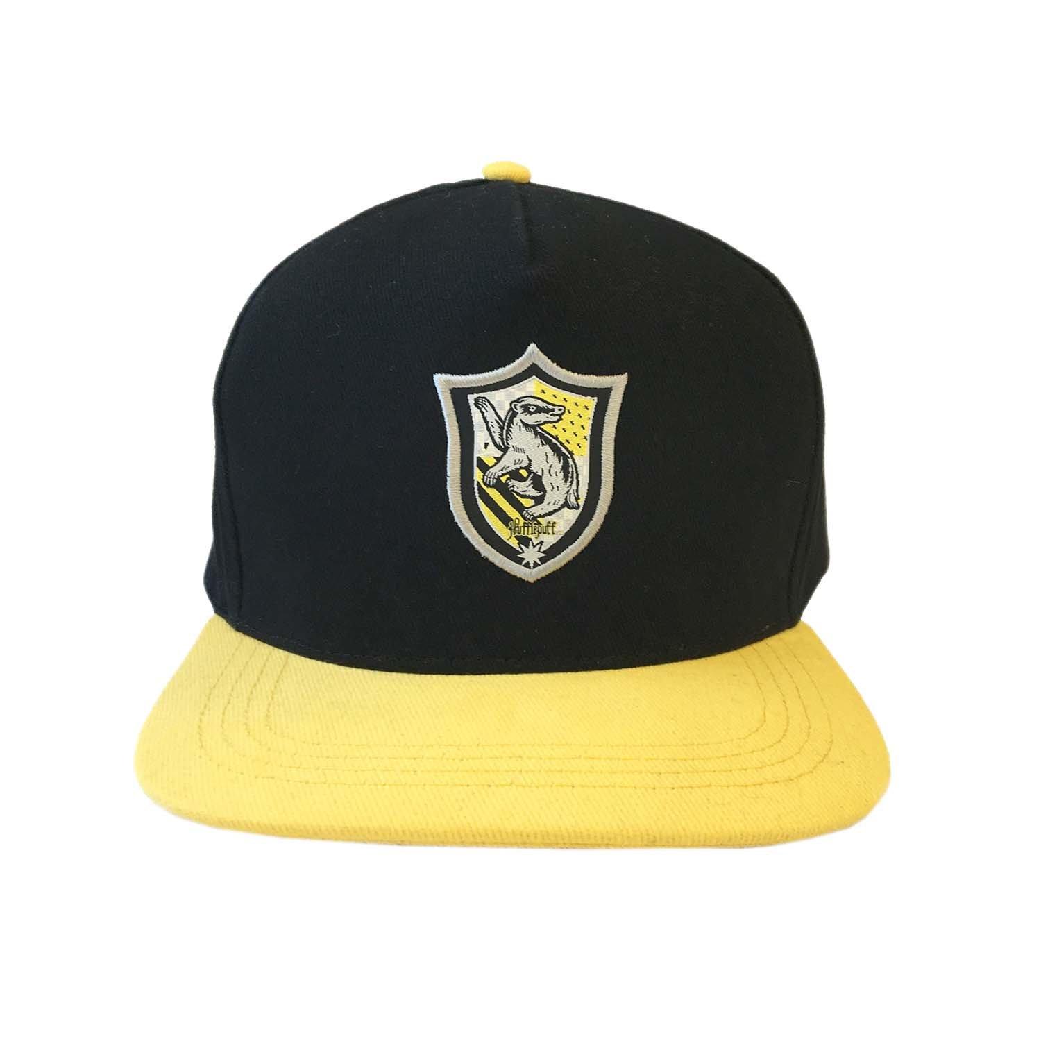 Harry Potter - Hufflepuff Snapback Mütze Polyester, für Damen, Schwarz, One Size von Harry Potter