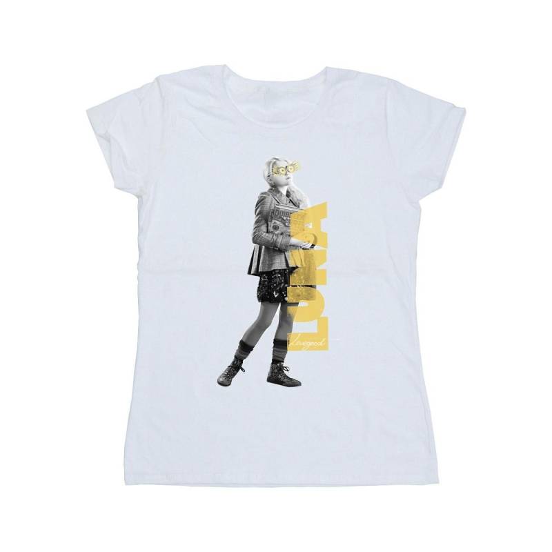 Luna Lovegood Tshirt Damen Weiss L von Harry Potter