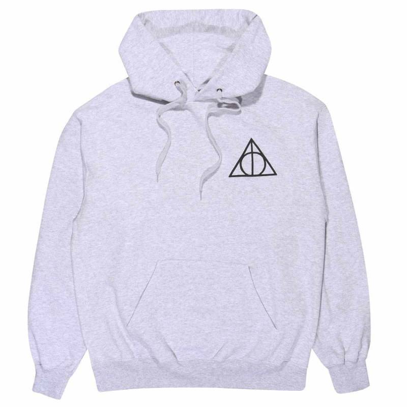 Nothing To Fear Kapuzenpullover Damen Grau M von Harry Potter