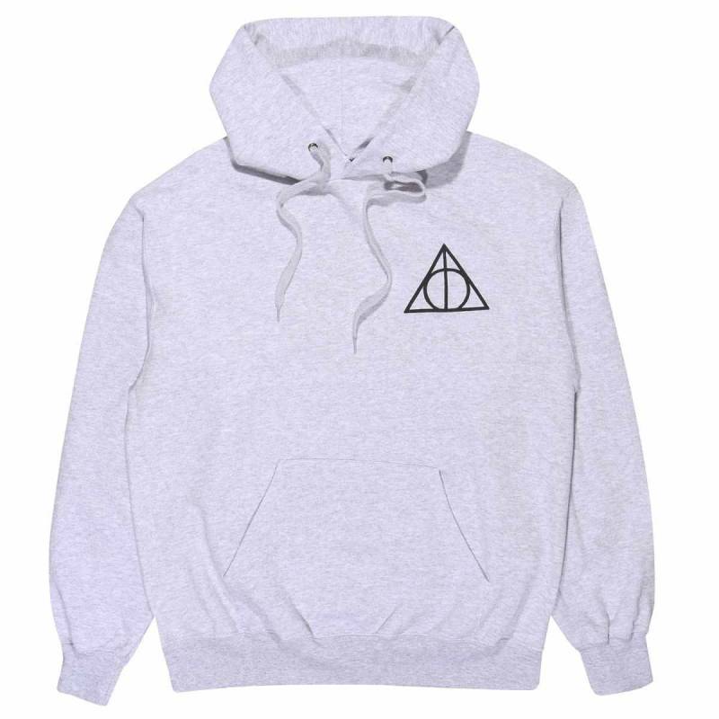 Nothing To Fear Kapuzenpullover Damen Grau S von Harry Potter