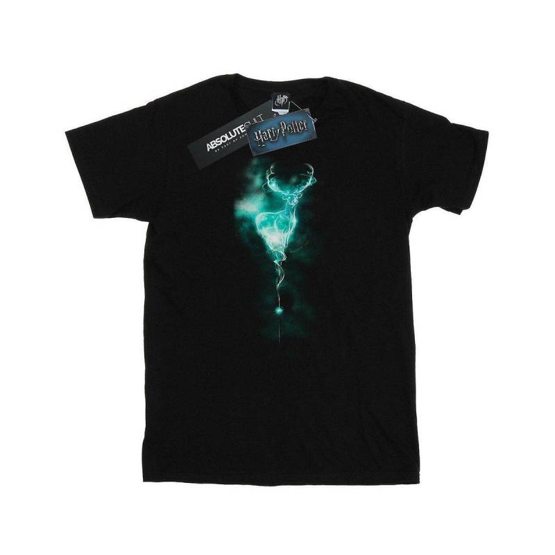 Harry Potter - Patronus TShirt, für Damen, Schwarz, Größe L von Harry Potter