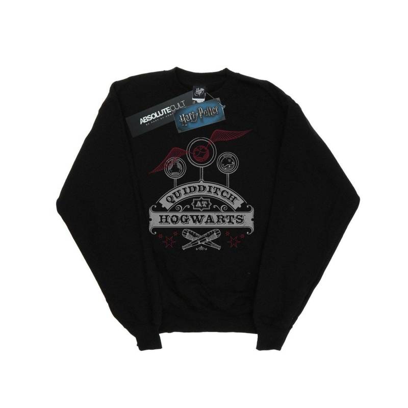 Quidditch At Hogwarts Sweatshirt Damen Schwarz S von Harry Potter