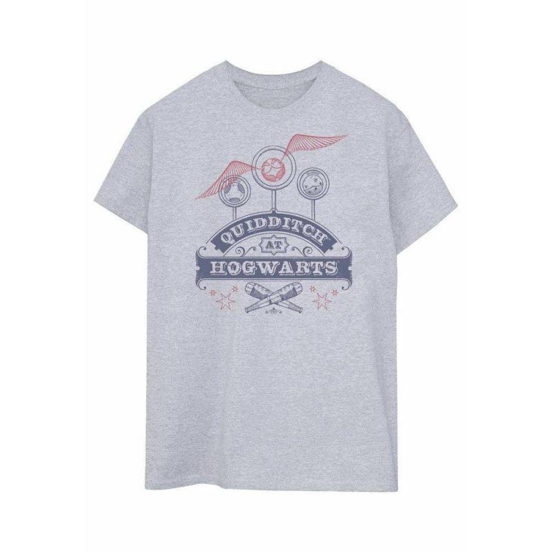 Quidditch At Hogwarts Tshirt Herren Grau 3XL von Harry Potter