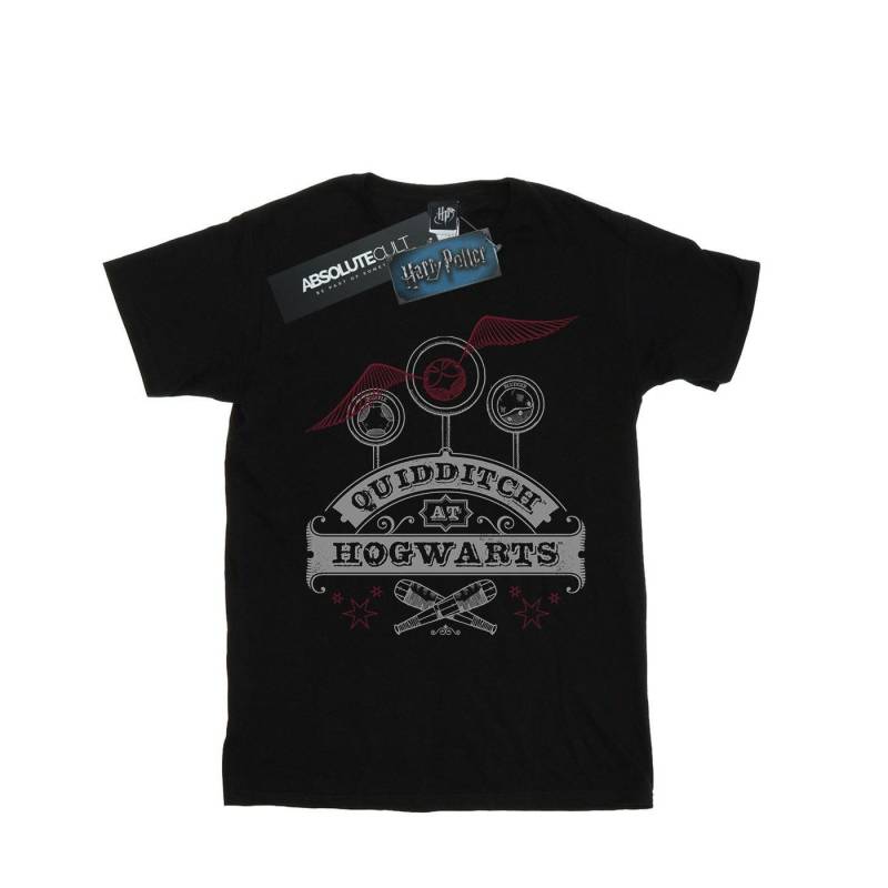 Quidditch At Hogwarts Tshirt Herren Schwarz 3XL von Harry Potter