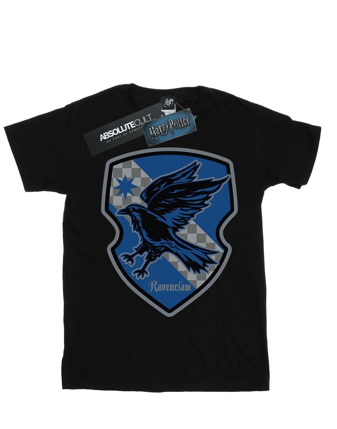 Ravenclaw Crest Flat Tshirt Damen Schwarz 3XL von Harry Potter