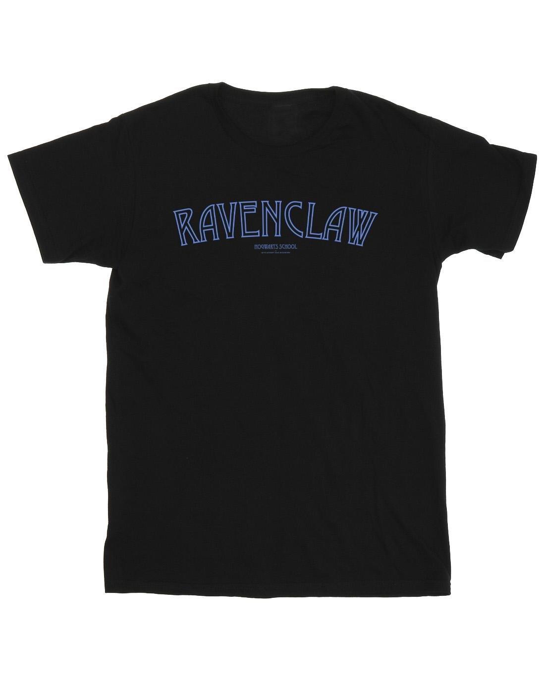 Ravenclaw Logo Tshirt Herren Schwarz L von Harry Potter