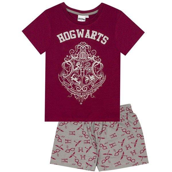Schlafanzug Mit Shorts Mädchen Weinrot 116 von Harry Potter