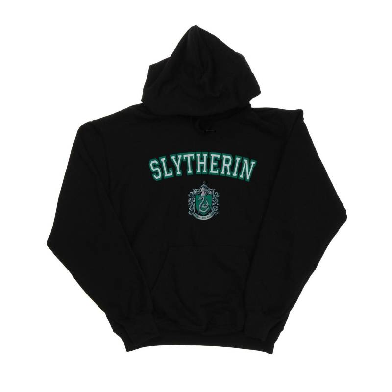 Slytherin Crest Kapuzenpullover Damen Schwarz S von Harry Potter