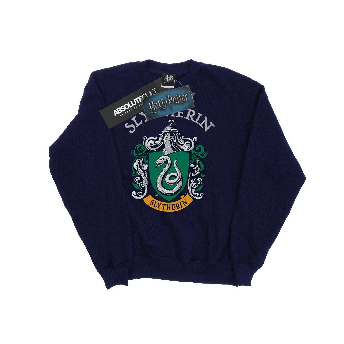 Slytherin Crest Sweatshirt Damen Marine L von Harry Potter