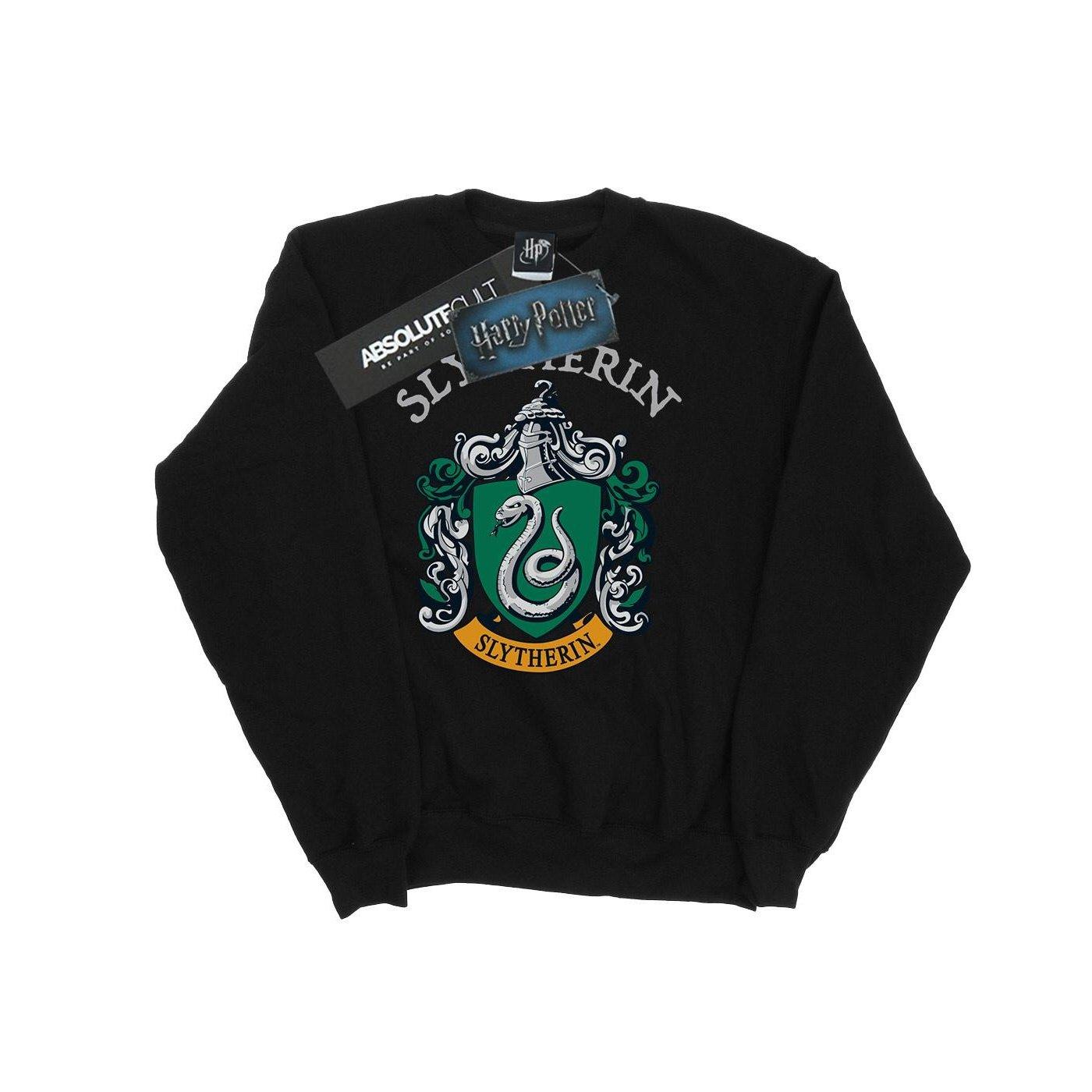 Slytherin Crest Sweatshirt Damen Schwarz L von Harry Potter