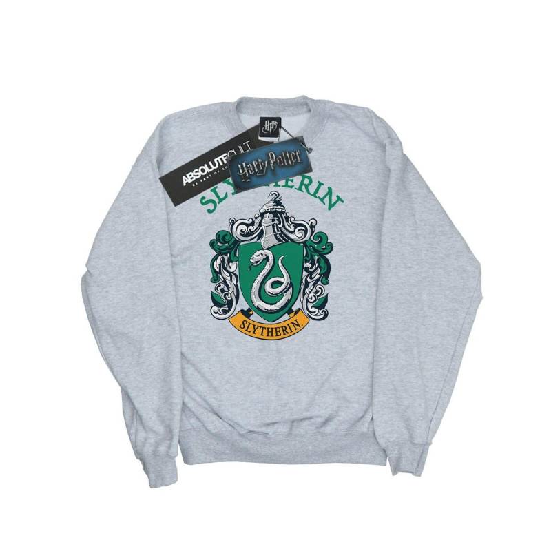 Slytherin Crest Sweatshirt Herren Grau S von Harry Potter