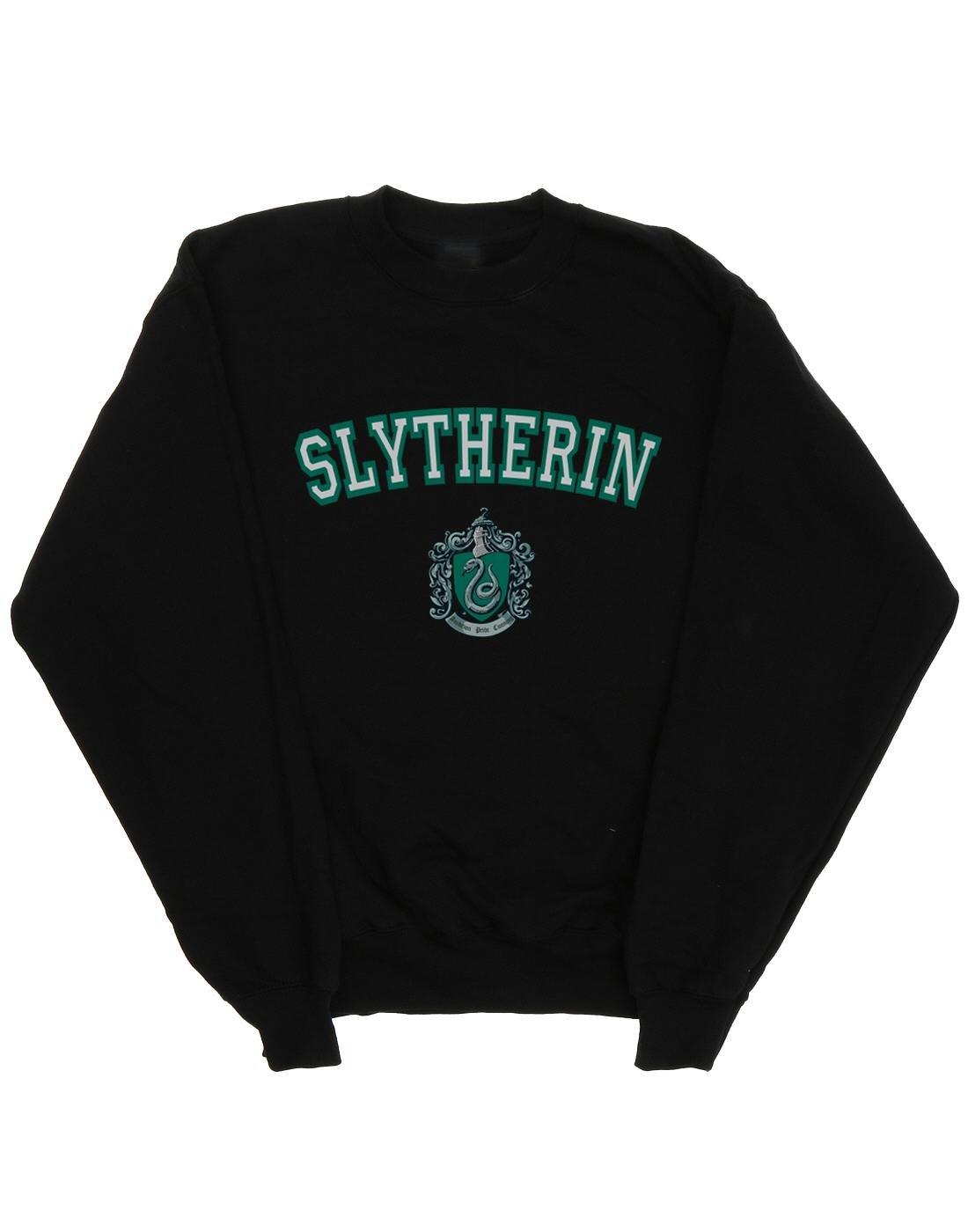 Slytherin Crest Sweatshirt Herren Schwarz L von Harry Potter