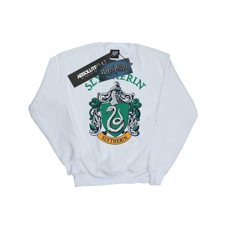 Slytherin Crest Sweatshirt Herren Weiss L von Harry Potter