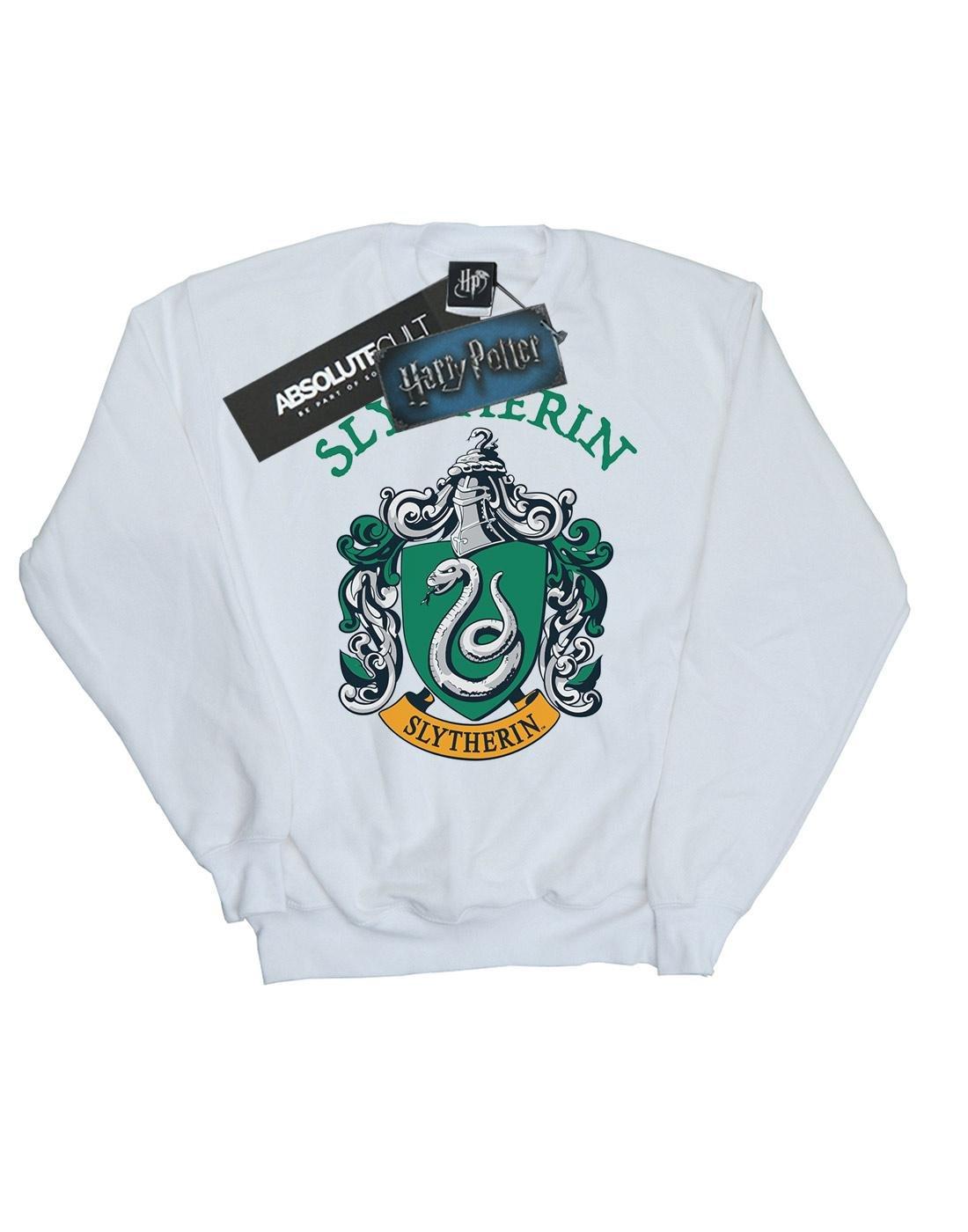 Harry Potter - Slytherin Sweatshirt, für Herren, Weiss, Größe S von Harry Potter