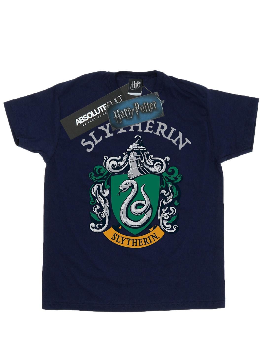 Slytherin Crest Tshirt Damen Marine S von Harry Potter