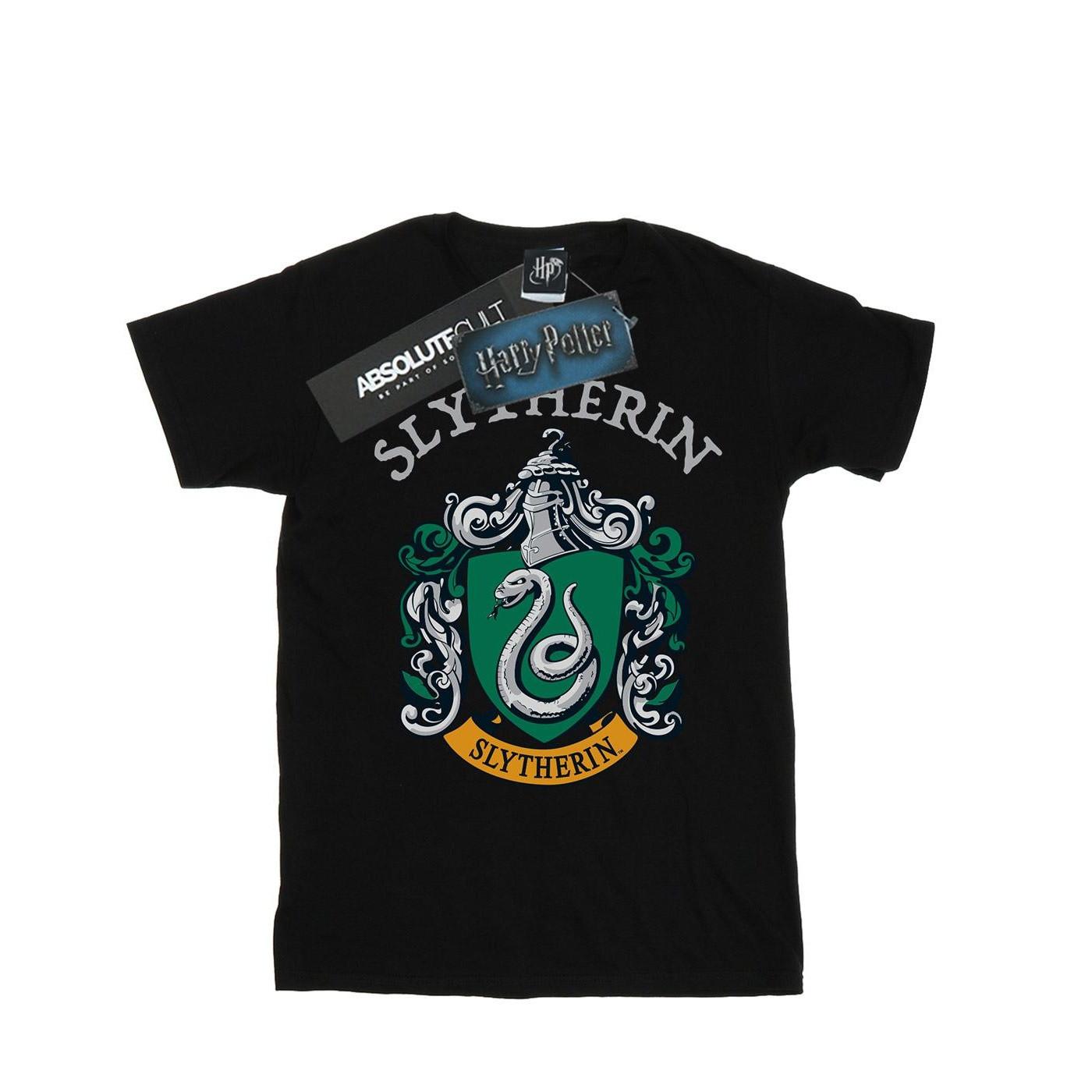 Slytherin Crest Tshirt Damen Schwarz 3XL von Harry Potter