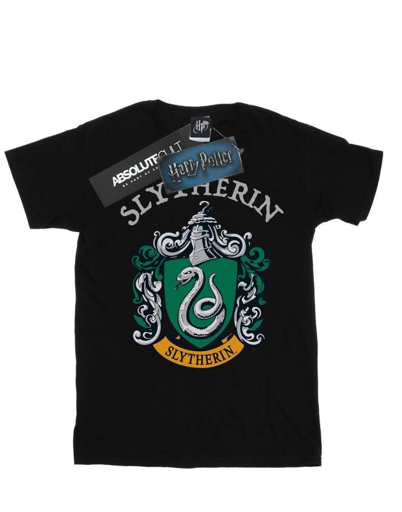 Slytherin Crest Tshirt Damen Schwarz 3XL von Harry Potter