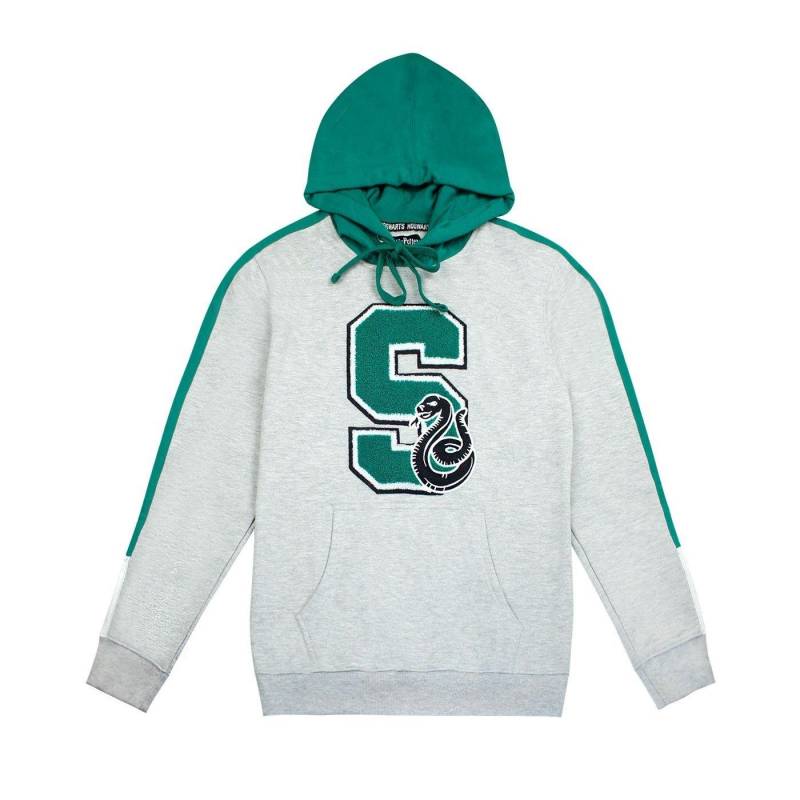 Slytherin Kapuzenpullover Damen Grau L von Harry Potter