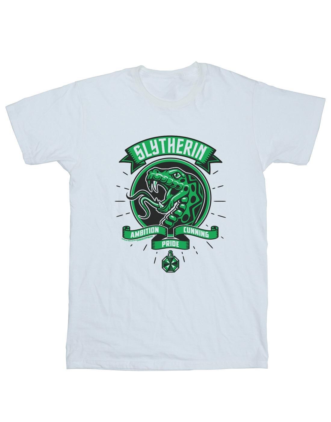 Slytherin Toon Crest Tshirt Herren Weiss M von Harry Potter