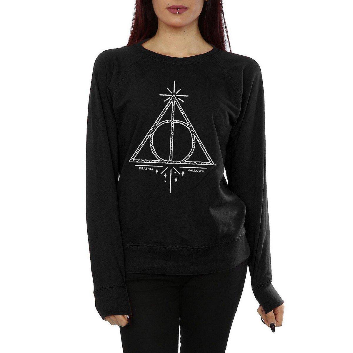 Sweatshirt Damen Schwarz M von Harry Potter