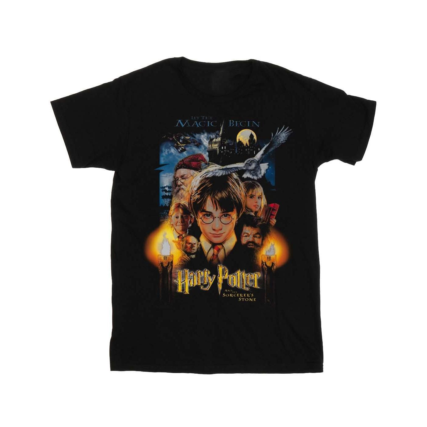 The Sorcerer's Stone Poster Tshirt Damen Schwarz 3XL von Harry Potter