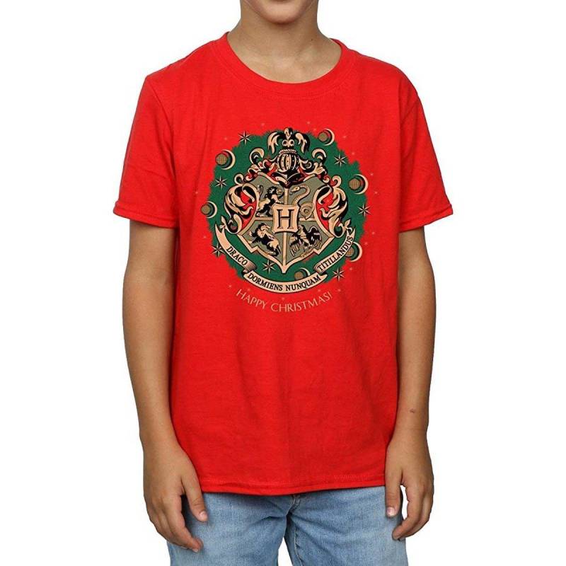 Tshirt Weihnachtliches Design Jungen Rot Bunt 140/146 von Harry Potter