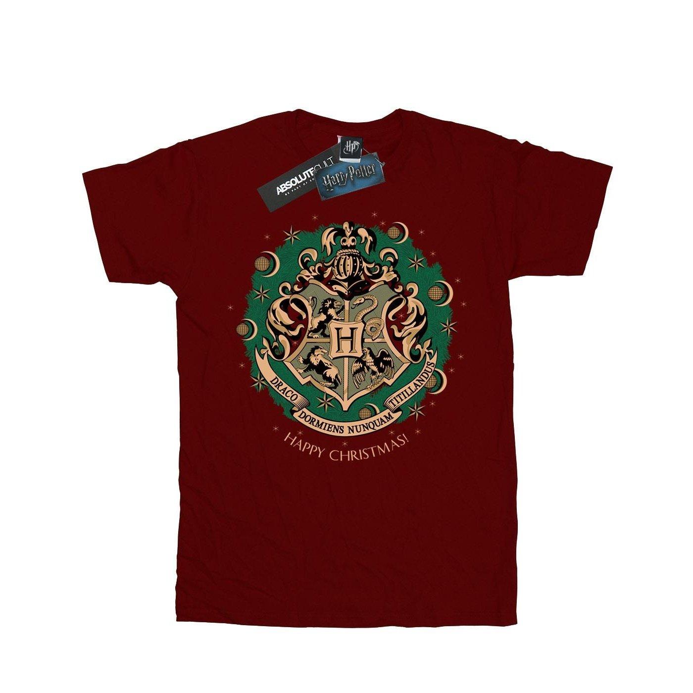 Tshirt Weihnachtliches Design Unisex Weinrot 152-158 von Harry Potter