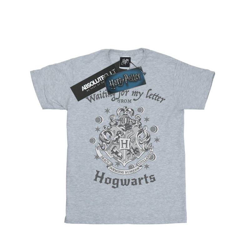 Waiting For My Letter Tshirt Damen Grau 3XL von Harry Potter