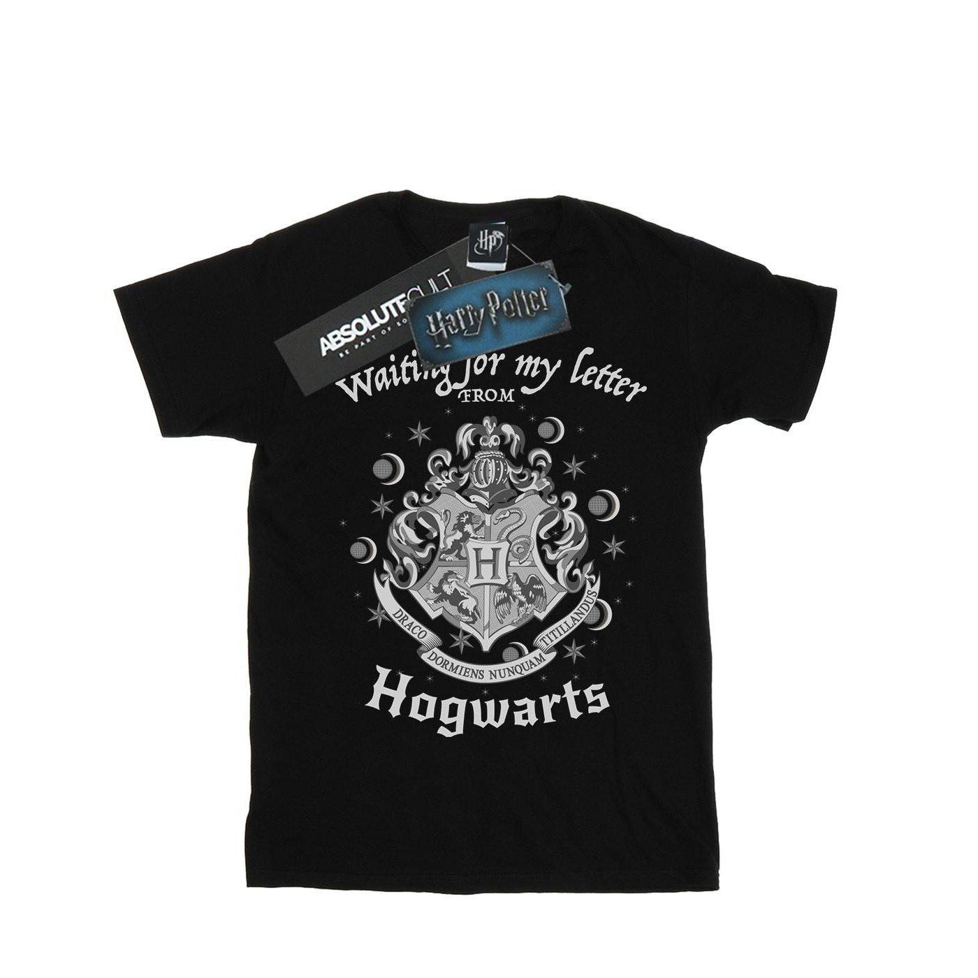 Waiting For My Letter Tshirt Damen Schwarz 3XL von Harry Potter