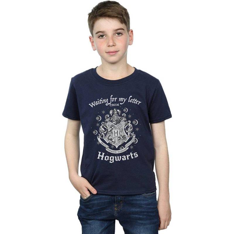 Waiting For My Letter Tshirt Jungen Marine 116 von Harry Potter