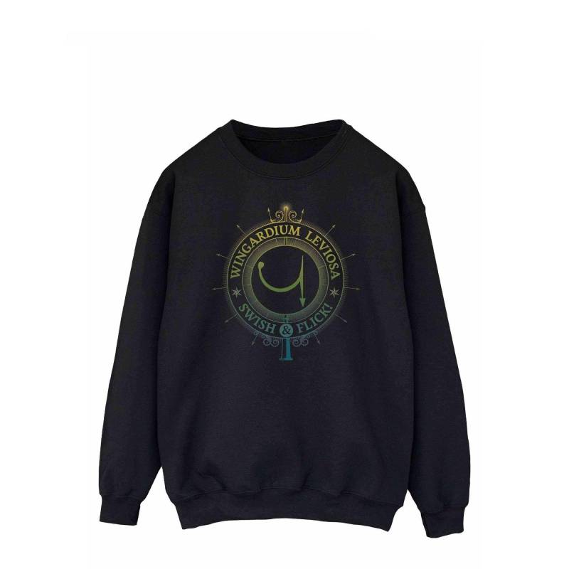 Wingardium Leviosa Sweatshirt Damen Schwarz L von Harry Potter