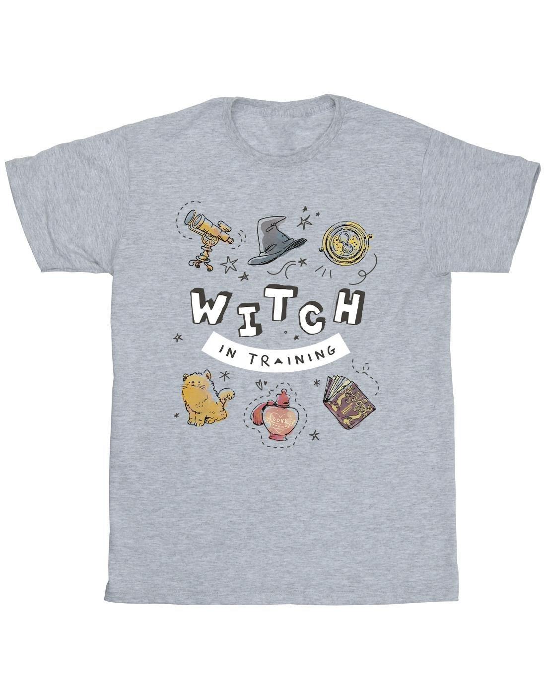 Witch In Training Tshirt Herren Grau L von Harry Potter