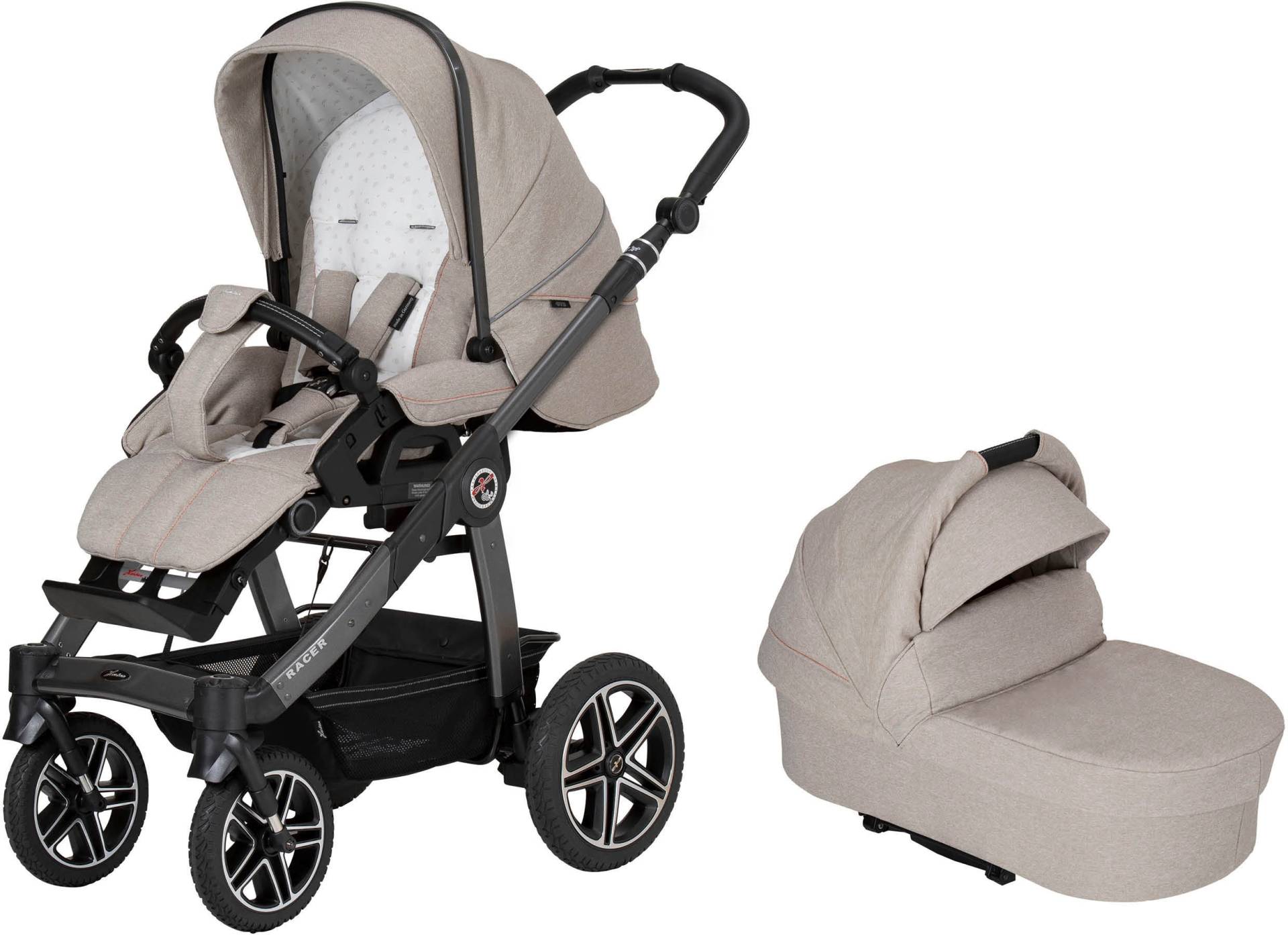 Hartan Kombi-Kinderwagen »Racer GTS - Casual Collection«, 22 kg, mit Falttasche Trend; Made in Germany von Hartan