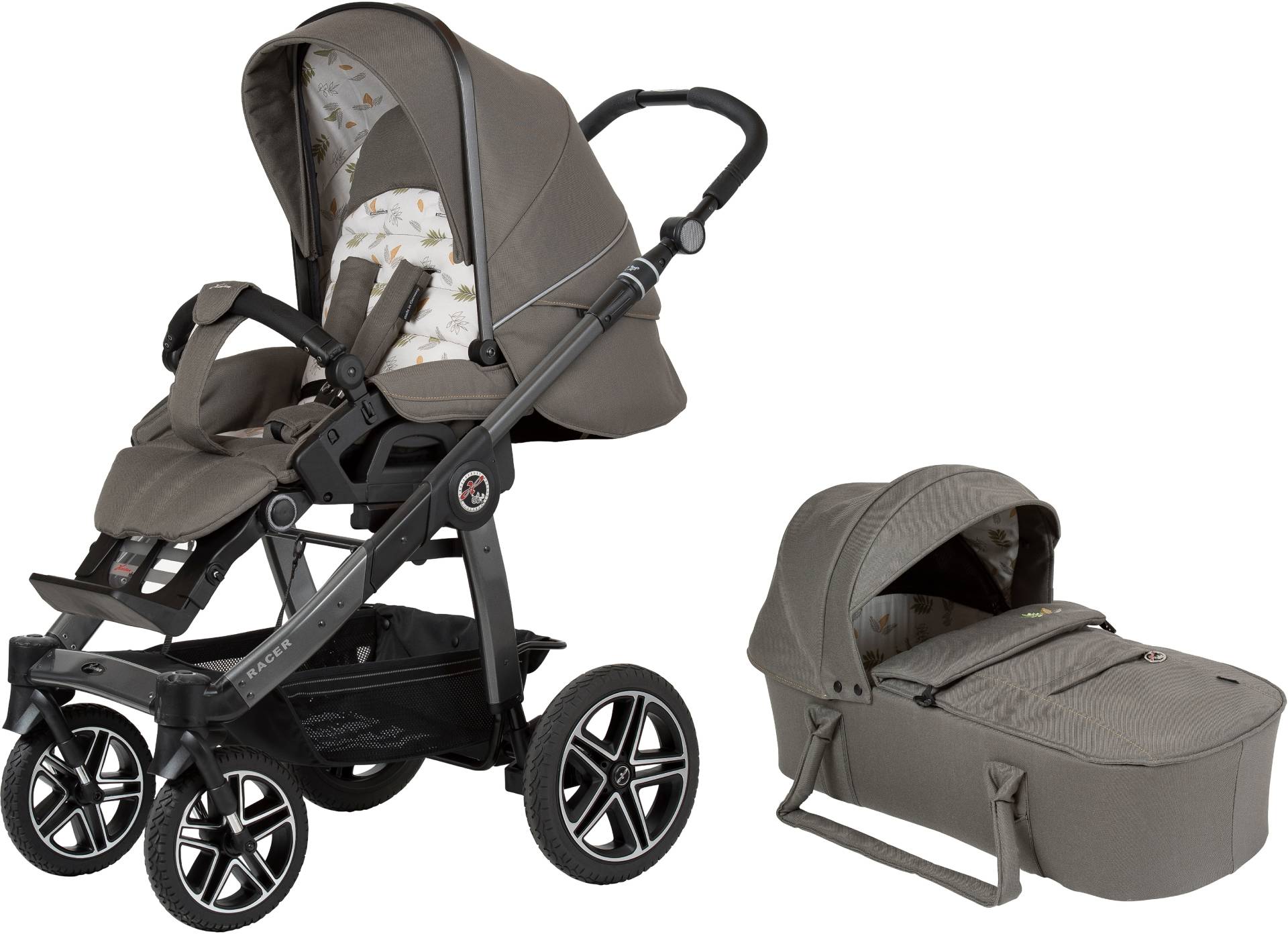 Hartan Kombi-Kinderwagen »Racer GTS - Casual Collection«, 22 kg, mit Kombitasche; Made in Germany von Hartan