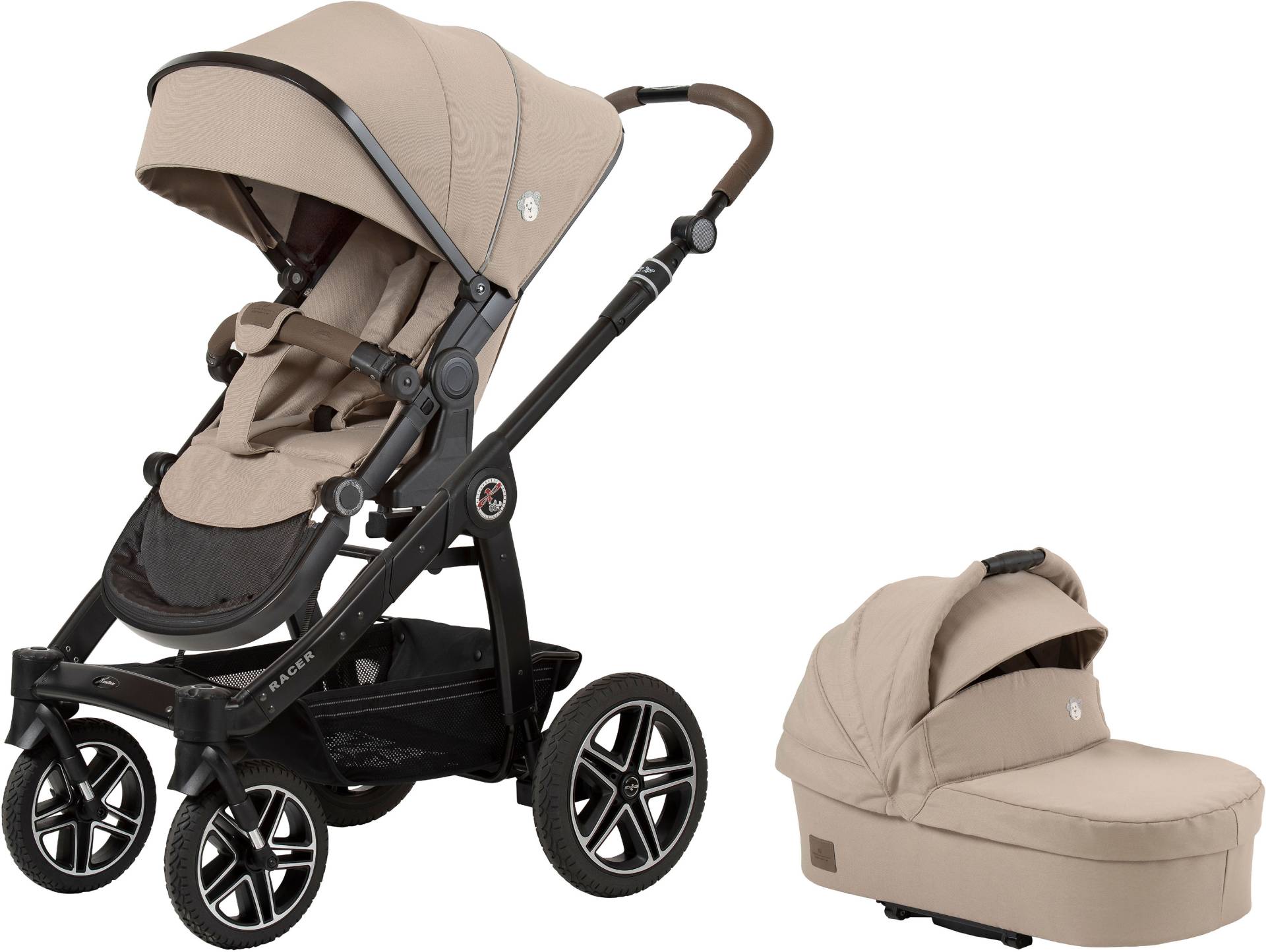 Hartan Kombi-Kinderwagen »Racer GTX - Bellybutton«, 22 kg, mit Falttasche; Made in Germany; Kinderwagen von Hartan