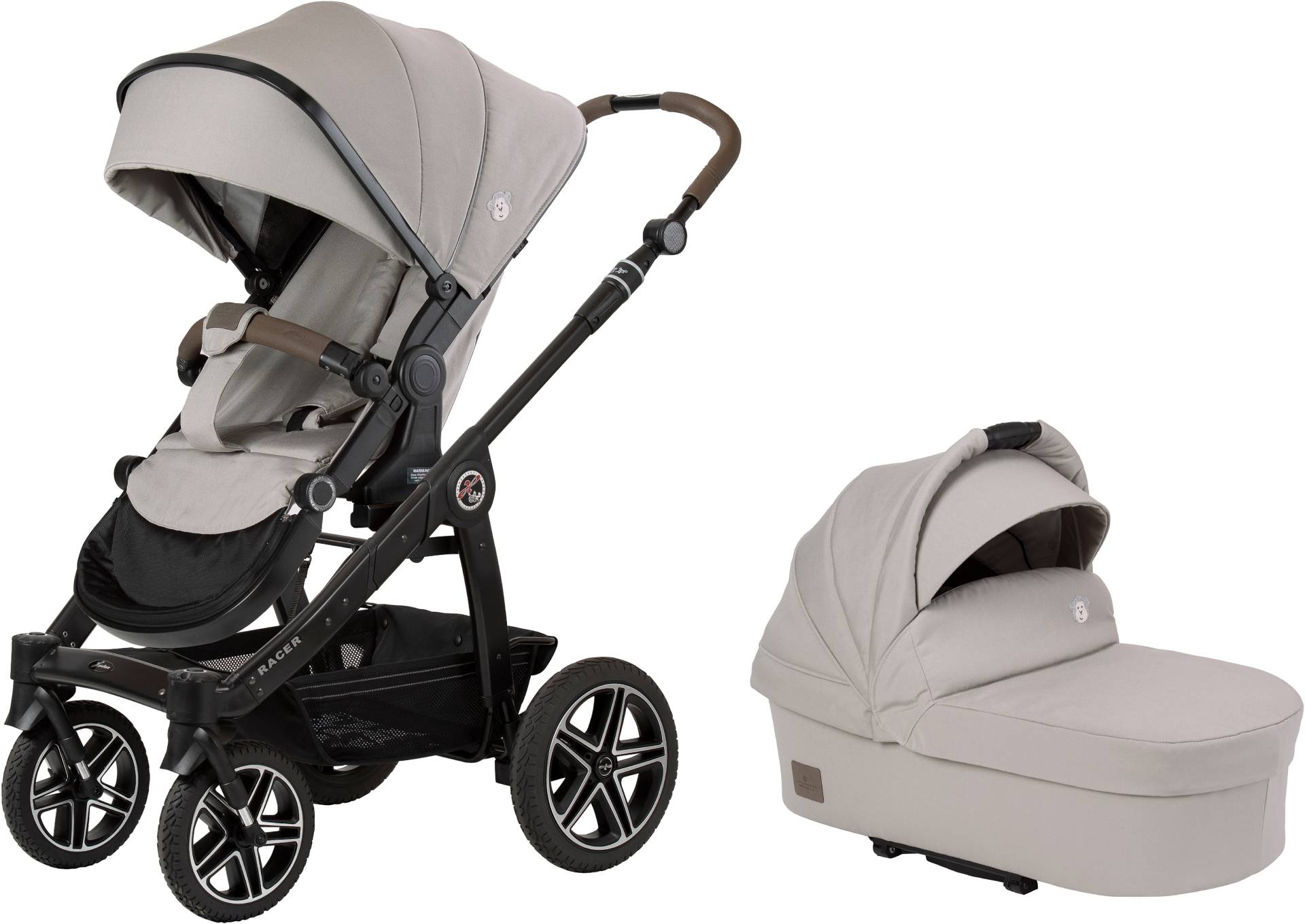 Hartan Kombi-Kinderwagen »Racer GTX - Bellybutton«, 22 kg, mit Falttasche; Made in Germany von Hartan