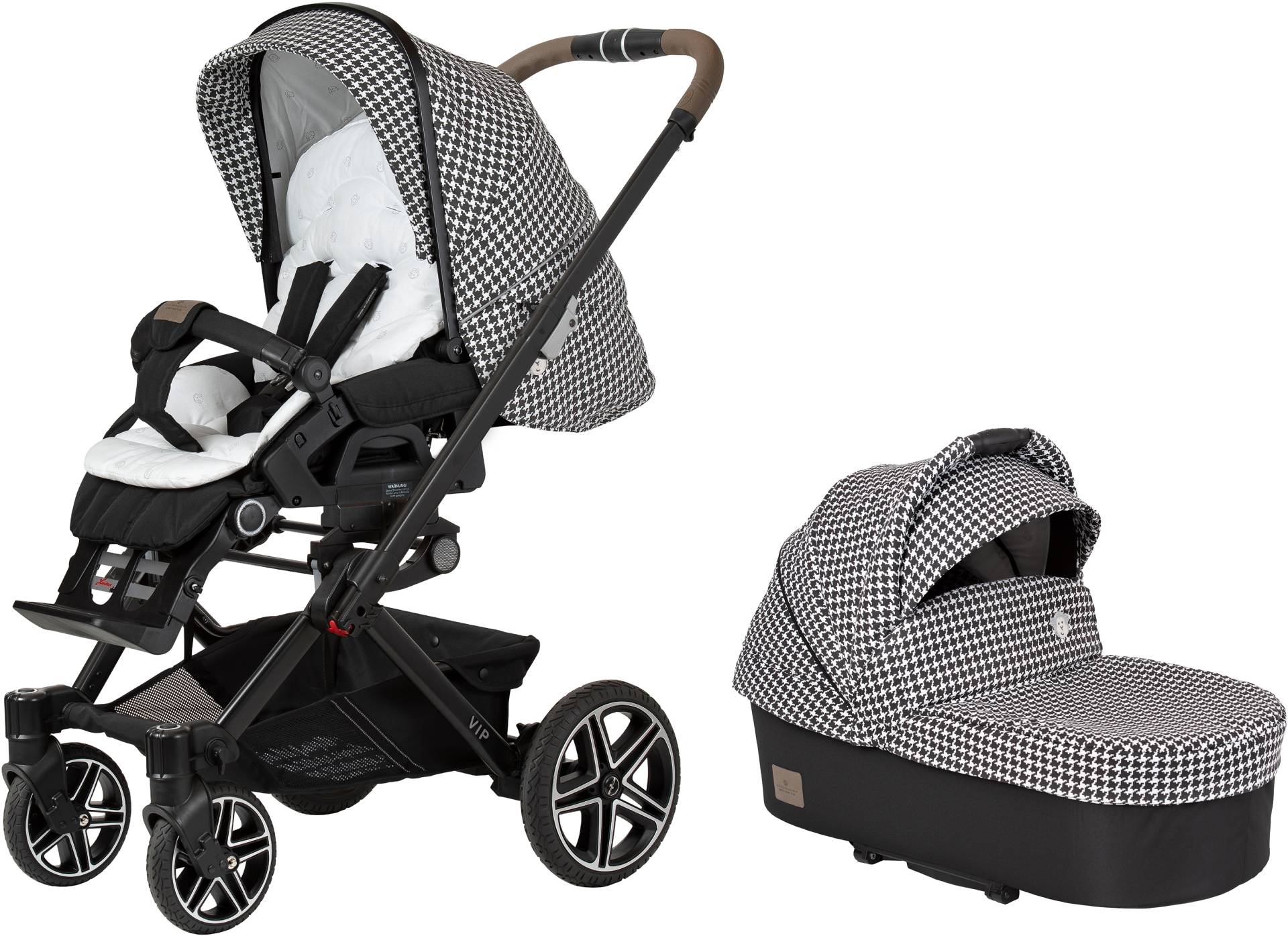 Hartan Kombi-Kinderwagen »VIP GTS - Bellybutton«, 22 kg, mit Falttasche; Made in Germany von Hartan