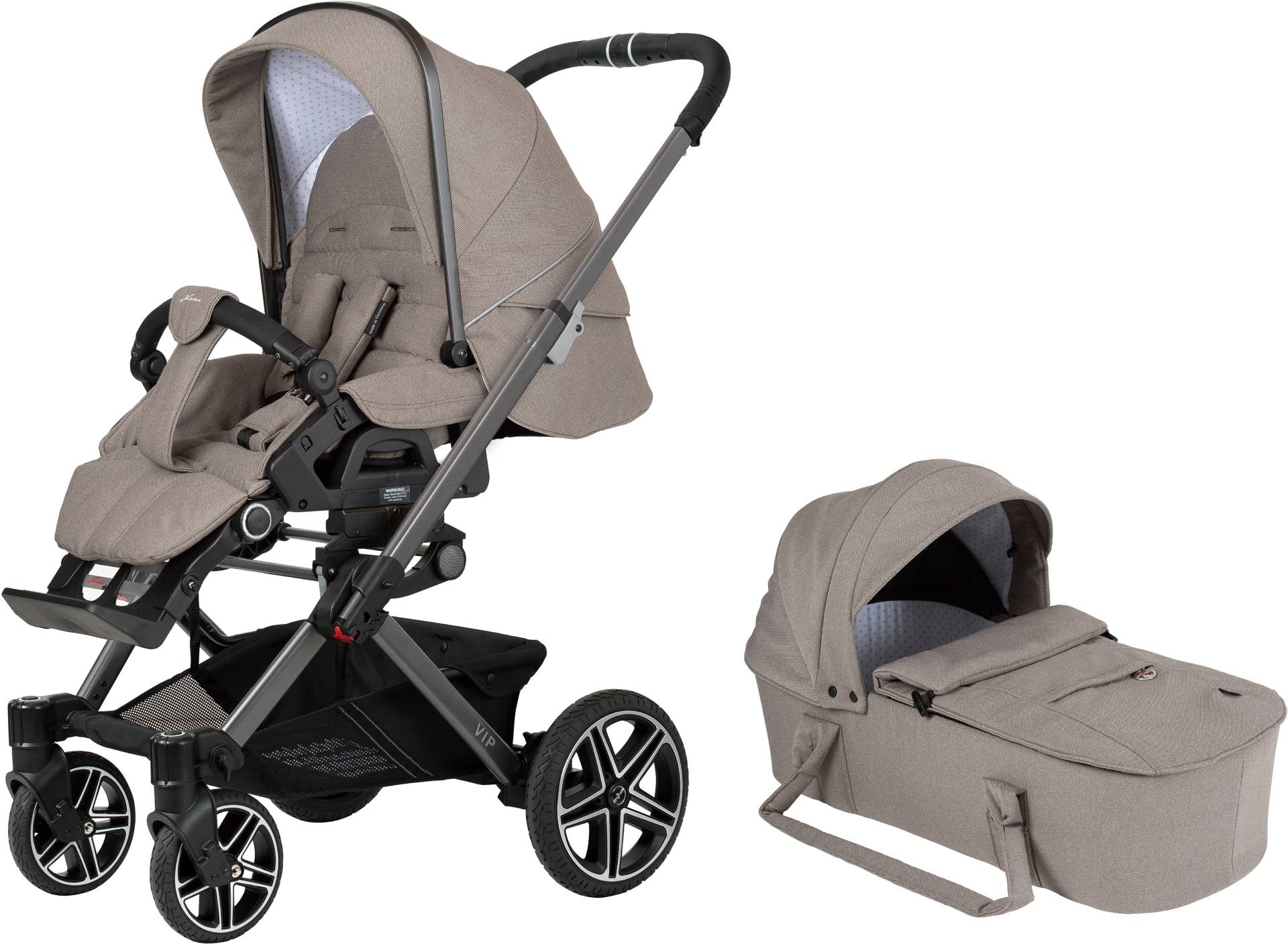 Hartan Kombi-Kinderwagen »VIP GTS - Casual Collection«, 22 kg, mit Kombitasche; Made in Germany von Hartan