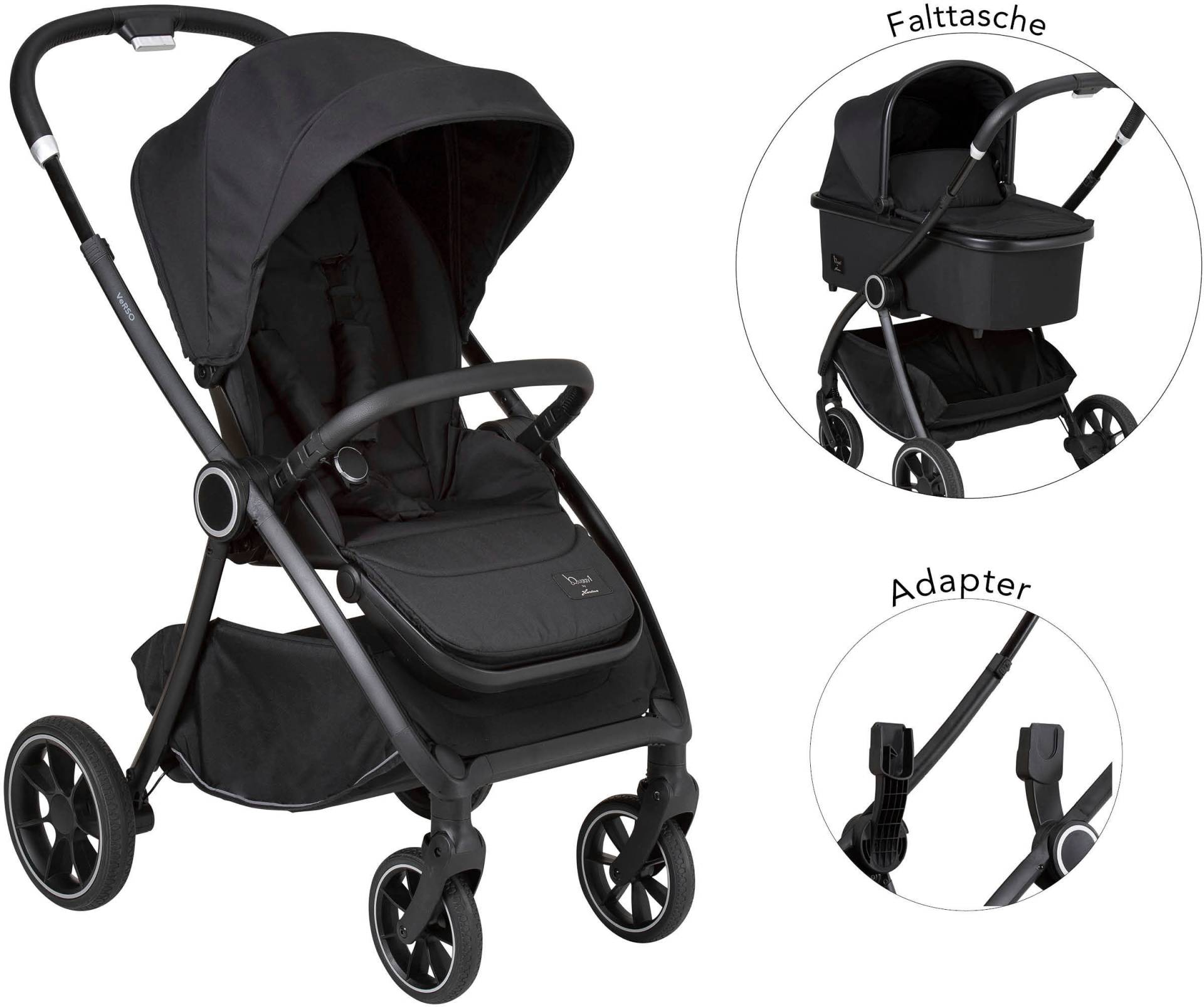 Hartan Kombi-Kinderwagen »Verso«, Inkl. Adapter für Babyschale Gruppe 0 von Hartan