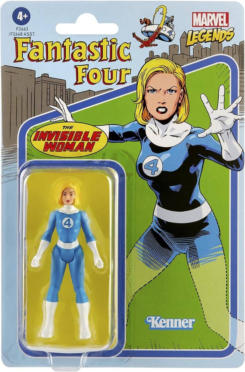 Marvel Legends Retro Collection Invisible Woman Actionfigur Unisex von Hasbro