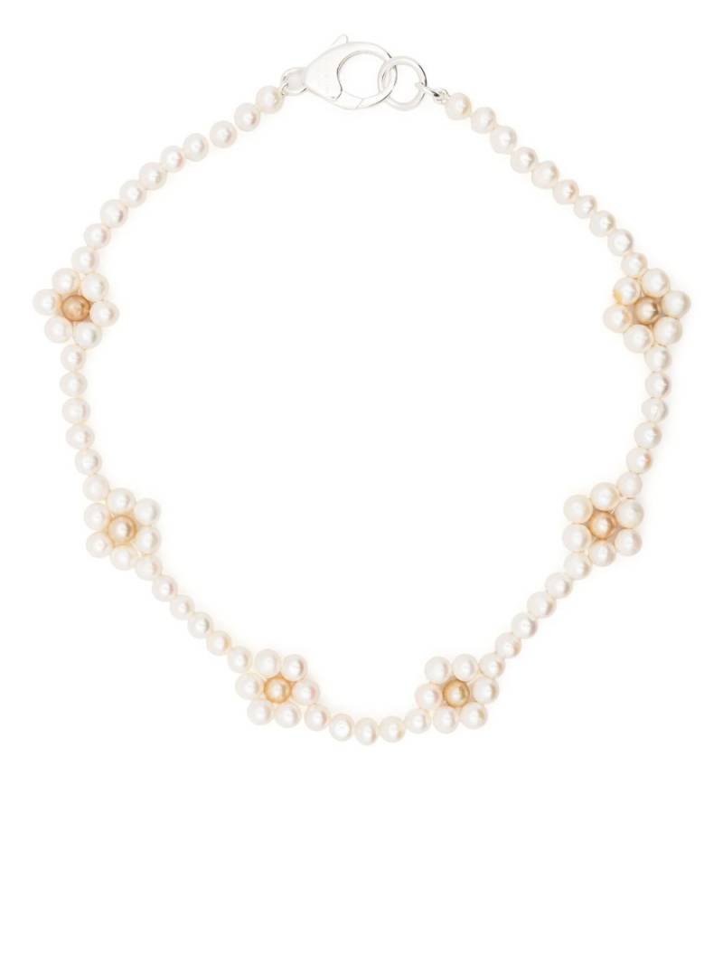 Hatton Labs faux-flower pearl necklace - White von Hatton Labs