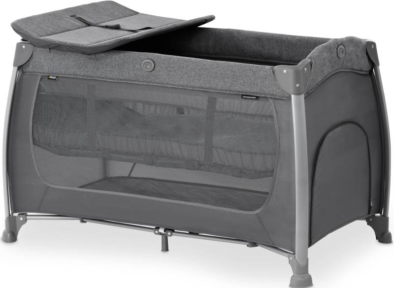 Hauck Baby-Reisebett »Play N Relax Center, melange charcoal«, inkl. Transporttasche von Hauck