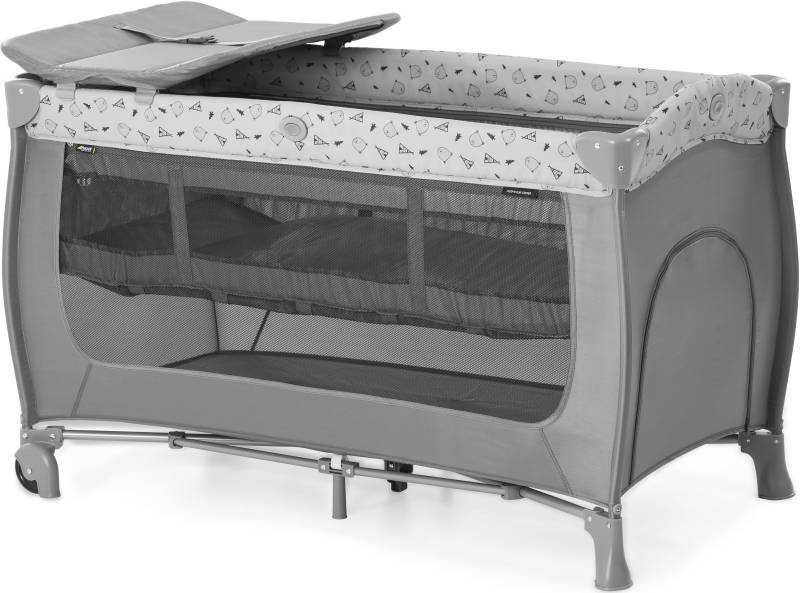 Hauck Baby-Reisebett »Sleep N Play, nordic grey«, (6 tlg.), inkl. Transporttasche von Hauck