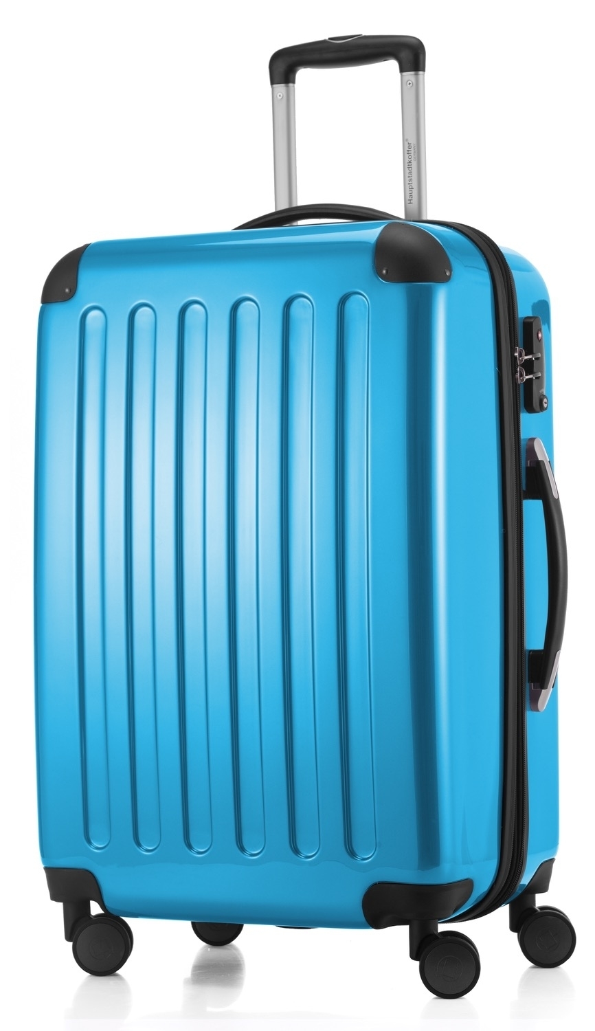 Alex - Koffer Hartschale M glänzend mit TSA in Cyanblau Alex - Koffer Hartschale M glänzend mit TSA in Cyanblau von Hauptstadtkoffer